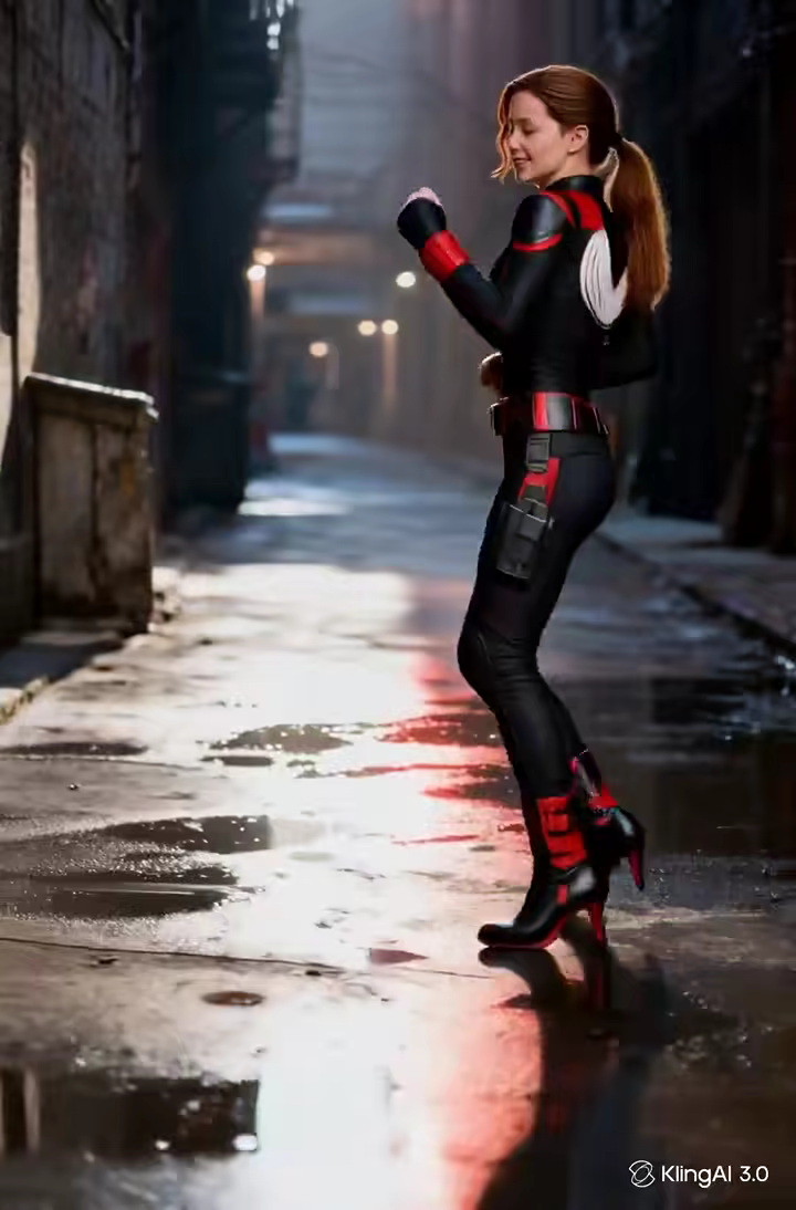 Character martial arts sequence generated Motion Control AI video