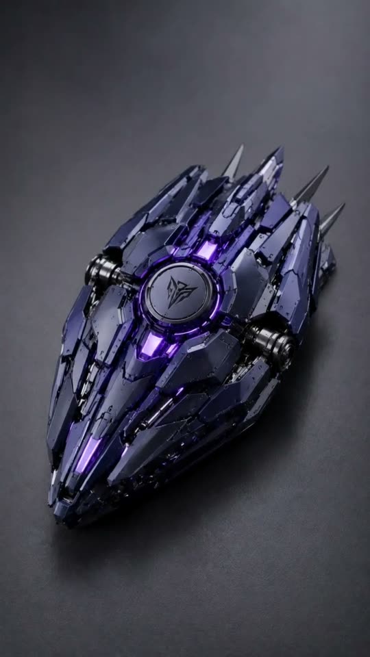 Hard surface robot transformation animation