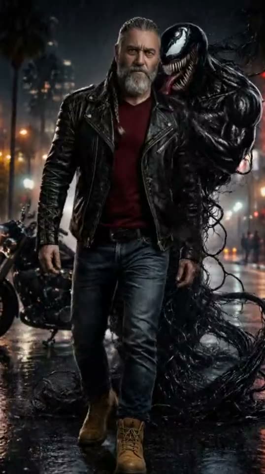 Movie style character transformation video
